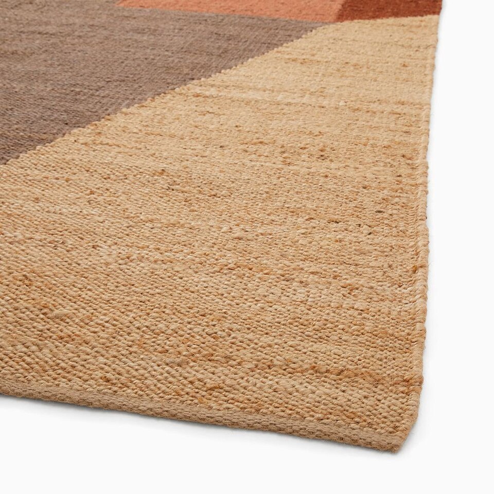 Angled Modern Form Jute Rug West Elm Australia